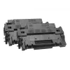 HP 55X 2 rinkinys didelės išeigos juodi originalūs LaserJet tonerių kasetės