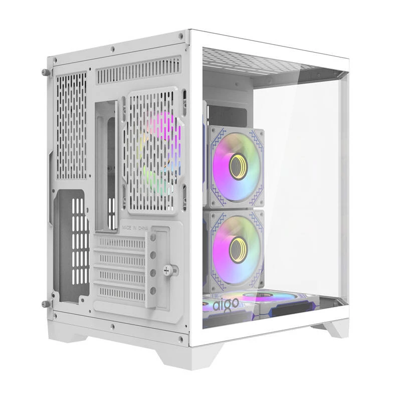 Korpusas Darflash FT350 su 5 aRGB ventiliatoriais (baltas)