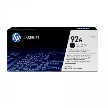 HP Toner C4092A (92A) - juodas - talpa 2500 puslapių (C4092A)