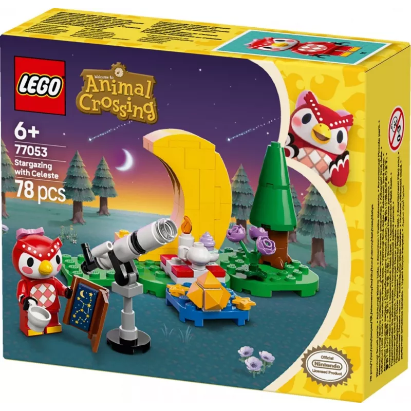 Statybinis žaislas LEGO Animal Crossing Žvaigždžių stebėjimas su Eufemija 77053
