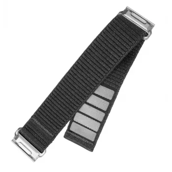 Nailono sportinis dirželis FIXED QuickFit 22 mm, tamsiai pilkas, riešui 160–210 mm, skirtas Garmin