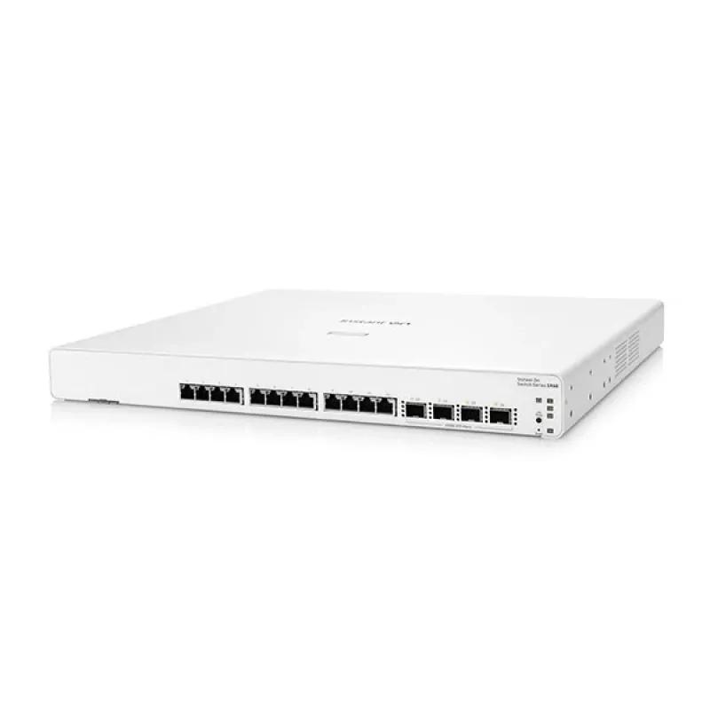 HPE Aruba Networking Instant On 1960 valdomas L2+ jungiklis, 12 prievadų 10GBASE-T, 4 prievadai SFP+