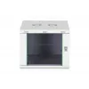 Ant sienos montuojamas 19 colių spintos korpusas DIGITUS Dynamic-N DN-37106 — 9U, 600×600 mm, IP20, su rakinamomis durelėmis