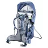 Kuprinė nešiojimui vaikams Deuter Kid Comfort Pro, mėlyna, poliamidas, maks. 22 kg, skėtis nuo saulės, šoninė kišenė