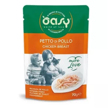 Oasy More Love Vištienos krūtinėlė maišelyje 70 g