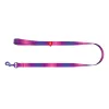 WAUDOG gradientinis nailoninis šuns pavadėlis, 20 mm pločio, 122 cm ilgio, violetinis