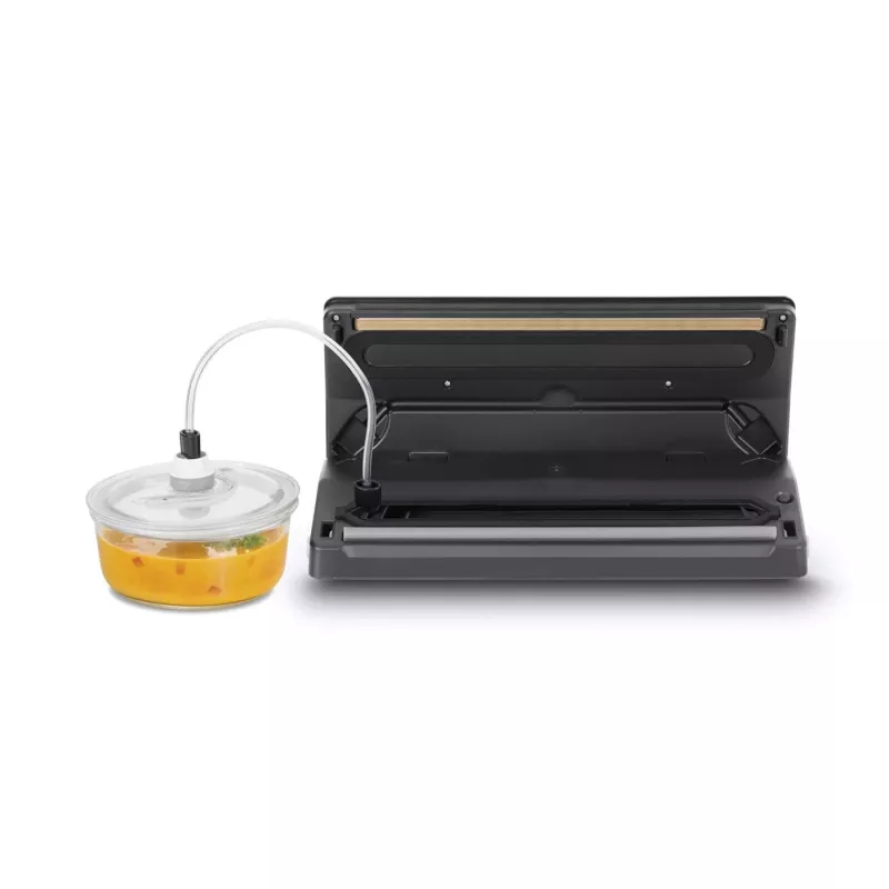 Caso | Bar Vacuum sealer | VR 390 advanced | Power 110 W | Temperature control | Black/Stainless steel