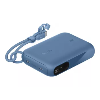 Power bank Belkin BPB027HQBL 10000 mAh — mėlyna, 2× USB Type‑C prievadai