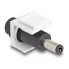 DeLOCK Keystone modulis DC 5,5 x 2,1 mm motina-kištukas baltas