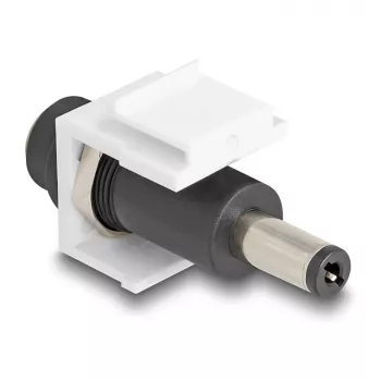 DeLOCK Keystone modulis DC 5,5 x 2,1 mm motina-kištukas baltas