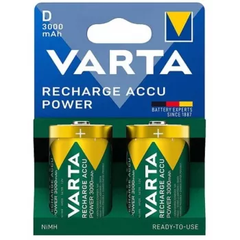 Įkraunama D baterija Varta 56720 — NiMH, aukštis 61,5 mm, Ø 34,2 mm, 73 g
