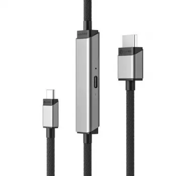 ALOGIC ULCHDPD01-SGR vaizdo kabelio adapteris 1 m USB Type-C HDMI + USB sidabrinis