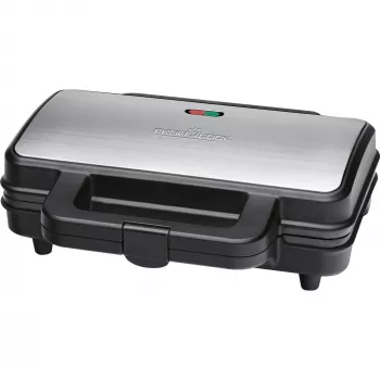 ProfiCook PC-ST 1092 Sumuštinių keptuvė - 900 W - Nerūdijantis plienas/Juoda