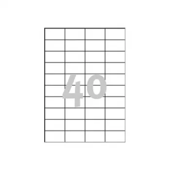 Avery Zweckform 3651 Universalios etiketės 52,5 x 29,7 mm 100 lapų baltos