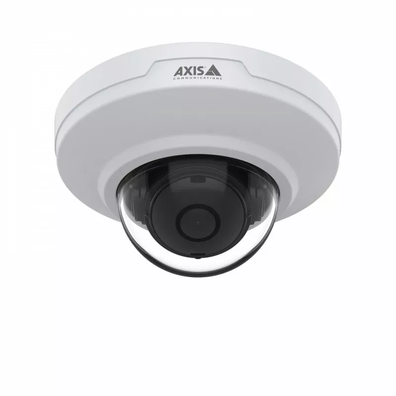 Axis M3088-V 02375-001 IP saugos kamera, mini kupolas, 8 MP, patalpoms, IK08 atspari vandalizmui, balta