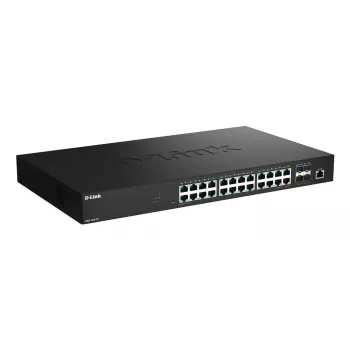 D-Link DMS-1250-28/E 28 prievadų 2.5G kelių gigabitų valdomas jungiklis su 4 x 10G SFP+ prievadais