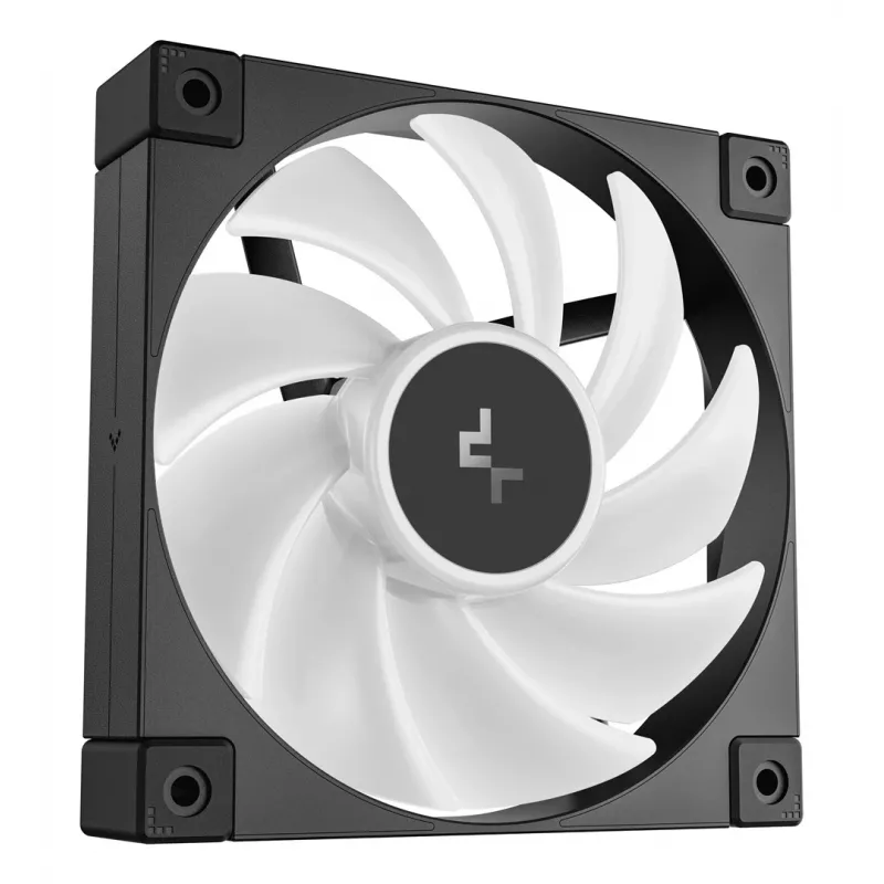 Ventiliatorių rinkinys DeepCool FD12 ARGB-3 in 1 12 cm juodas/baltas 3 vnt. Maksimalus oro slėgis 2.56 mmH2O