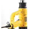 Karšto oro pistoletas DeWalt D26411 — 1800 W, pistoletinė rankena, maks. 600 °C, 450 l/min oro srautas, geltona