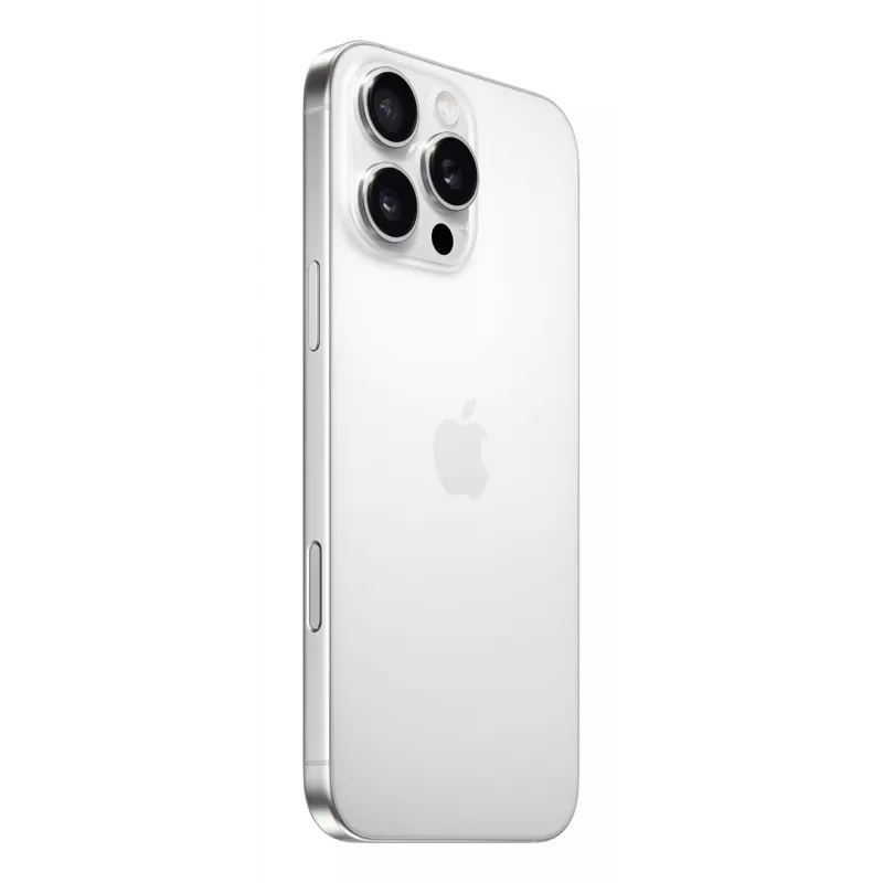 Apple iPhone 16 Pro Max 512 GB 5G telefonas su 6,9" OLED ekranu ir dviem SIM kortelėmis, spalva – baltas titanas, MYX13ZD/A