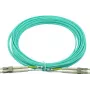 Skaidulinis optinis kabelis BlueOptics EFE350-003M-AQ-R-BO LC LC/UPC OM3 3 m Aqua