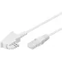 Goobay 60668 Telefono laidas 6 m Baltas (60668)