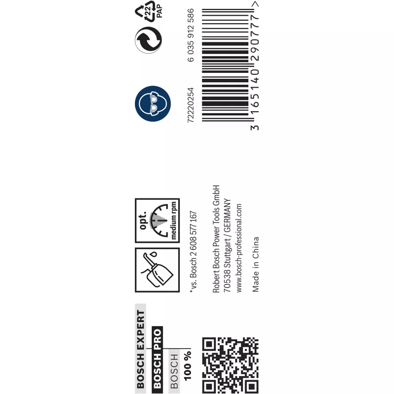 Gręžtų rinkinys Bosch HSS-G 5 vnt 10 mm skersmens