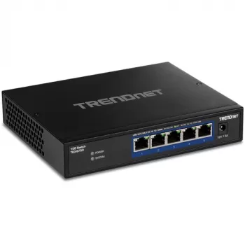 Tinklo jungiklis Trendnet TEG-S750 10G Ethernet 5 prievadų juodas