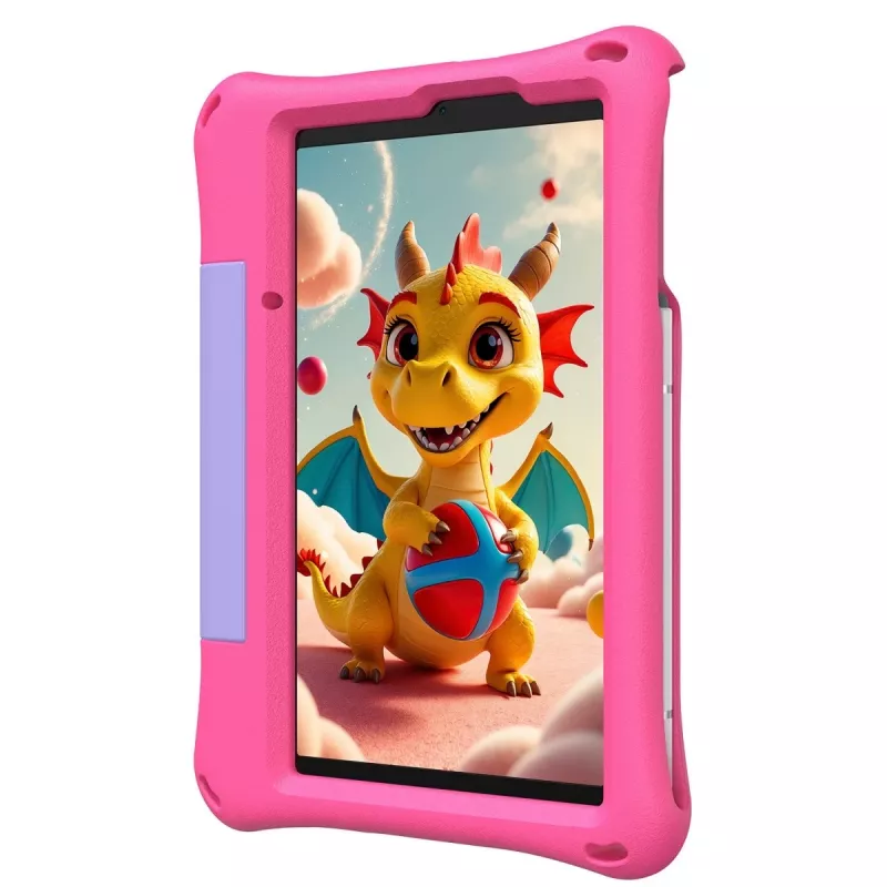 Planšetinis kompiuteris vaikams UleFone Tab A9 Pro Kids, 4 GB RAM, 128 GB atminties, LTE, rožinė