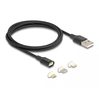 USB kabelis DeLOCK 88165 1 m USB A juodas