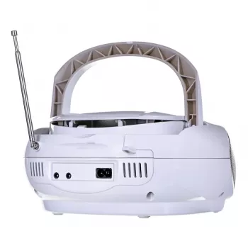 Blaupunkt BB7-WH nešiojama stereo sistema, 2.4 W, FM, pilka, MP3 atkūrimas