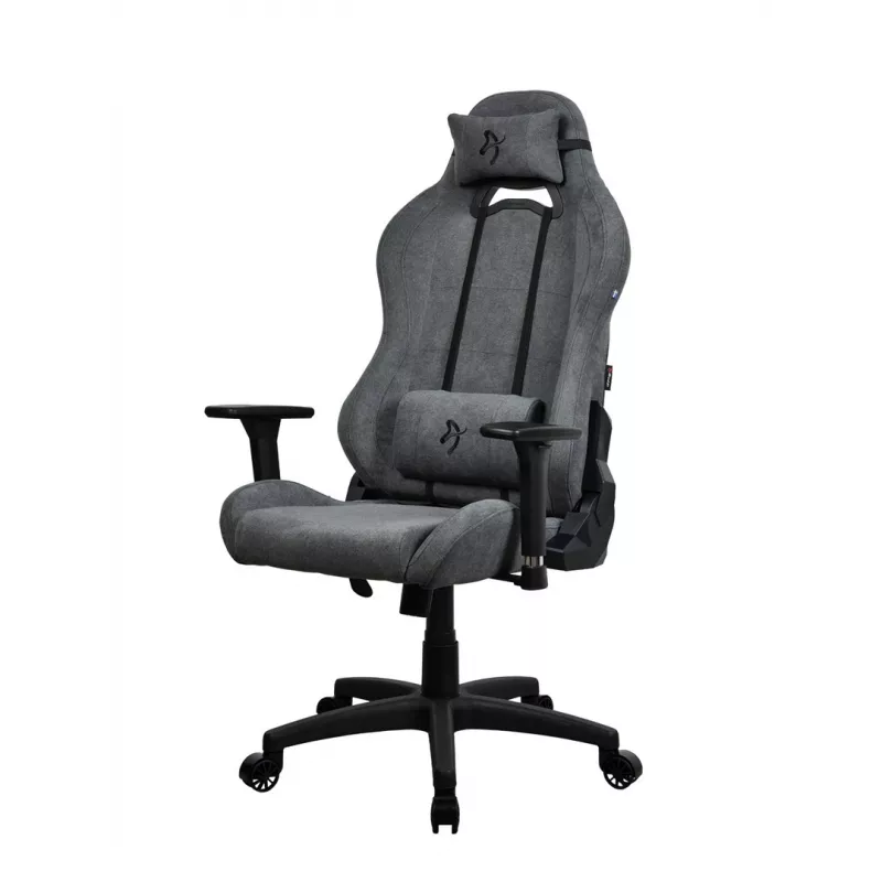 Žaidimų kėdė Arozzi Torretta SoftFabric ASH ergonomiškas dizainas reguliuojama