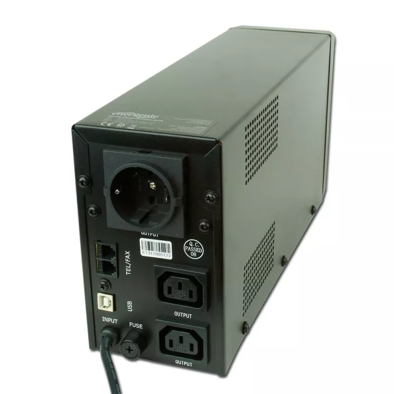 Gembird EG-UPS-032 nepertraukiamo maitinimo šaltinis (UPS) 850 VA 510 W 3 AC išėjimai