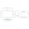 14 colių ALLNET ALLSD14RK3588A12B8G Android 12 ekranas su RK3588 SoC, NFC ir PoE