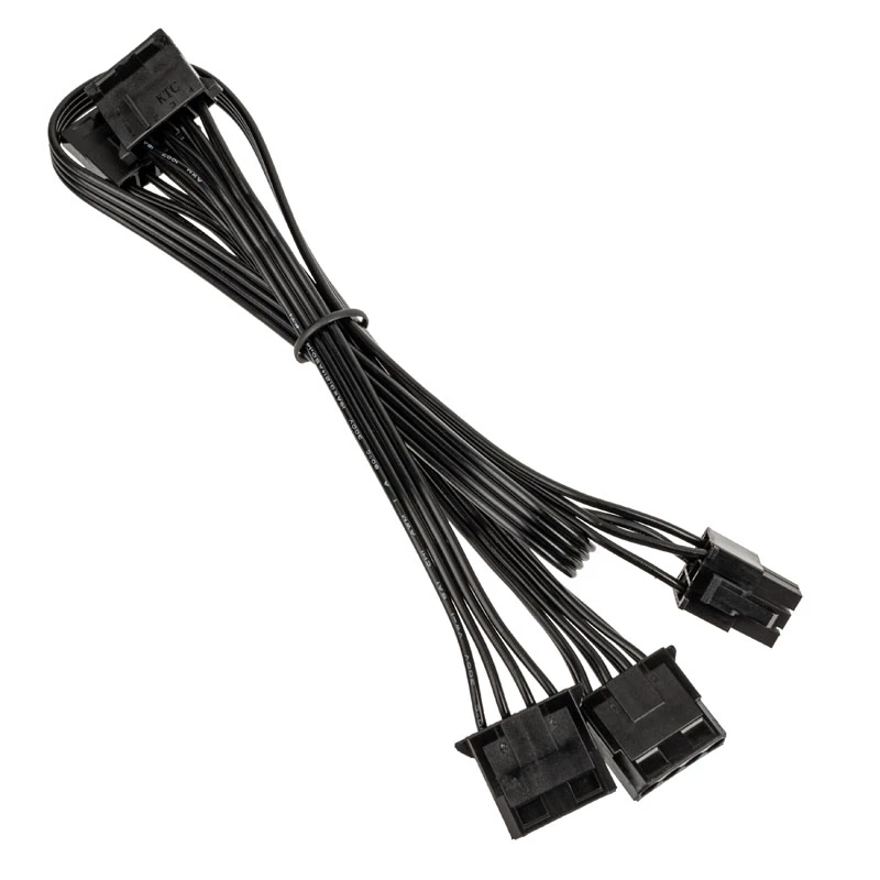 Kolink modulinis kabelių reguliatorius KL-CBR-PAT — 4× 4 kontaktų Molex modulinis maitinimo kabelis