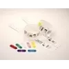 Zebra segtukai, skirti naudoti su QuickClip apyrankėmis, raudoni