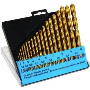 Gręžtų rinkinys c.k tools T3291 — 19 dalių HSS TiN dengtas gręžtų rinkinys metalui ir bendram gręžimui