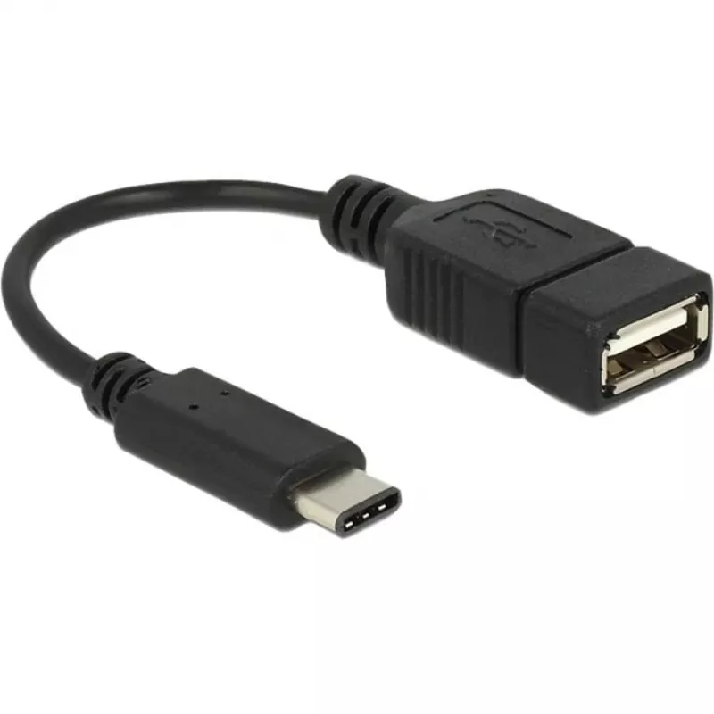 USB adapteris DeLOCK 65579 USB 2.0 0.15 m USB C USB A juodas