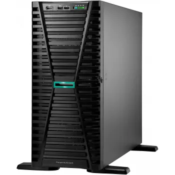 HPE ProLiant ML110 Gen11 4510 12 branduolių 1p 64GB-R MR408i-o 8SFF 2x480GB SSD 2x1000W RPS EU serveris