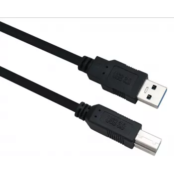 USB 3.0 kabelis helos 288328 — A kištukas į B kištuką, 1,0 m, juodas