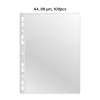 AD Class PUNCHED POCKET Cristal Clear A4 80 mikronų, pakelis 100 vnt.