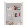Topeshop POLA MINI DD balta vonios spintelė su stalčiais Balta