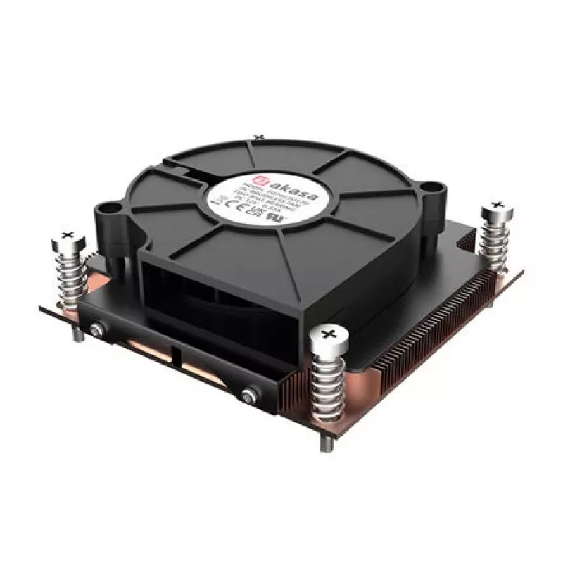 CPU aušintuvas Akasa AK-CC7406BP01, Intel LGA 1700, variniai šilumos vamzdeliai