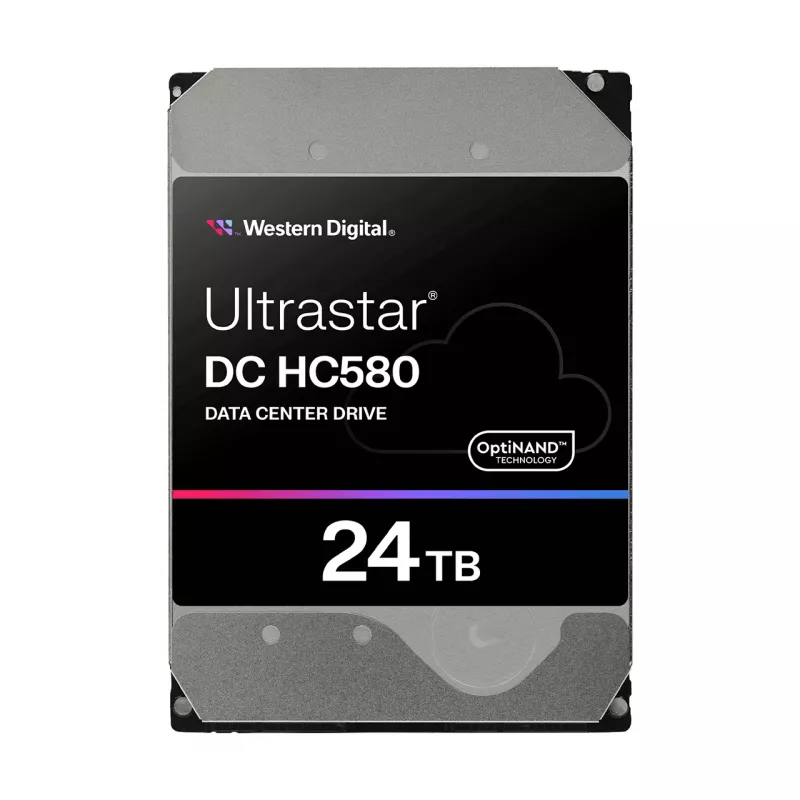 Kietasis diskas Western Digital 24TB 3,5 colio SAS DC HC580