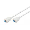 Assmann Zero-Modem jungiamasis kabelis, D-Sub9 F/F, 3,0 m, snap-hoods, be (AK-610100-030-E)