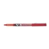 Pilot V5 HiTec Red 0.5 mm rašikliai raudona spalva 12 vnt.