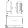 Priekinis skydelis SCHROFF FRONTPL.HF PSU 3HE 6TE MAX (21006943)
