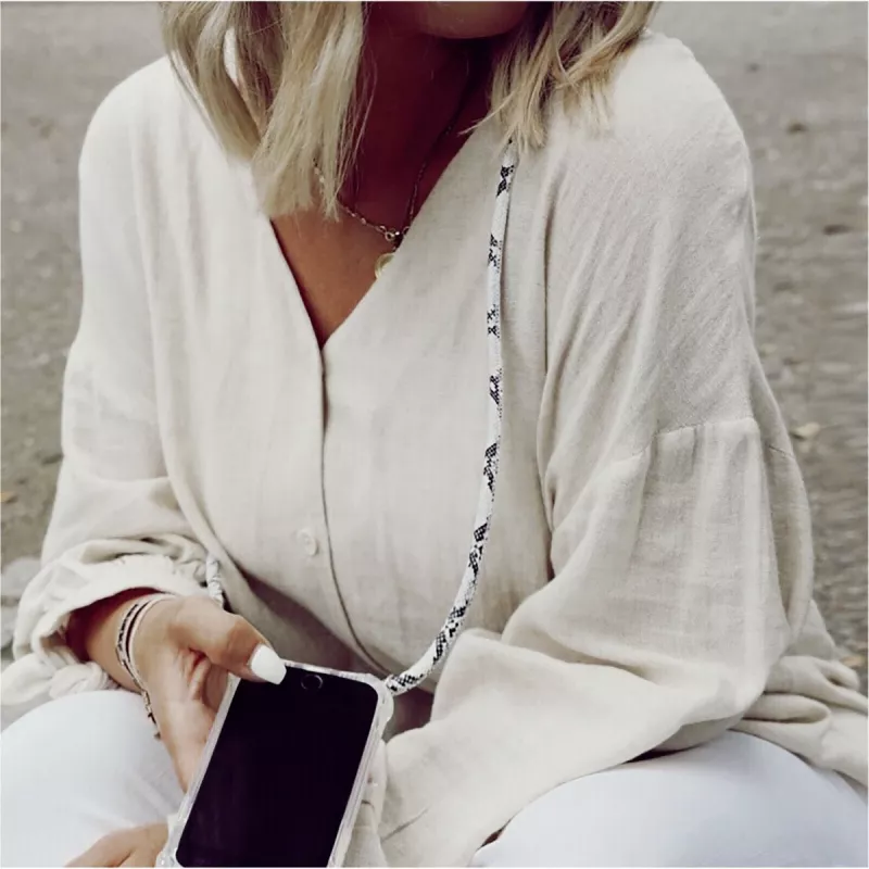 Vėrinys „Lookabe Snake Edition“ iPhone X/Xs – sidabrinis pakabukas