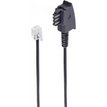 shiverpeaks ®-BASIC-S--TAE F-Kištukas į Western-Kištuką 6/4, Import-Telefonas, 10m (BS70100-)