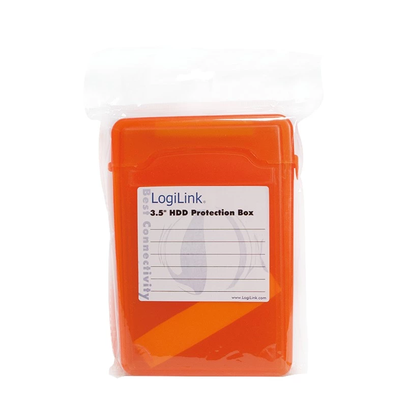 Apsauginė dėžutė HDD 3,5 colio, oranžinė
