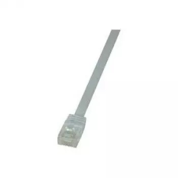 LogiLink CF2071U RJ45 tinklo kabelis, jungiamasis kabelis CAT 6 U/UTP 5,00 m baltas itin lankstus 1 vnt.